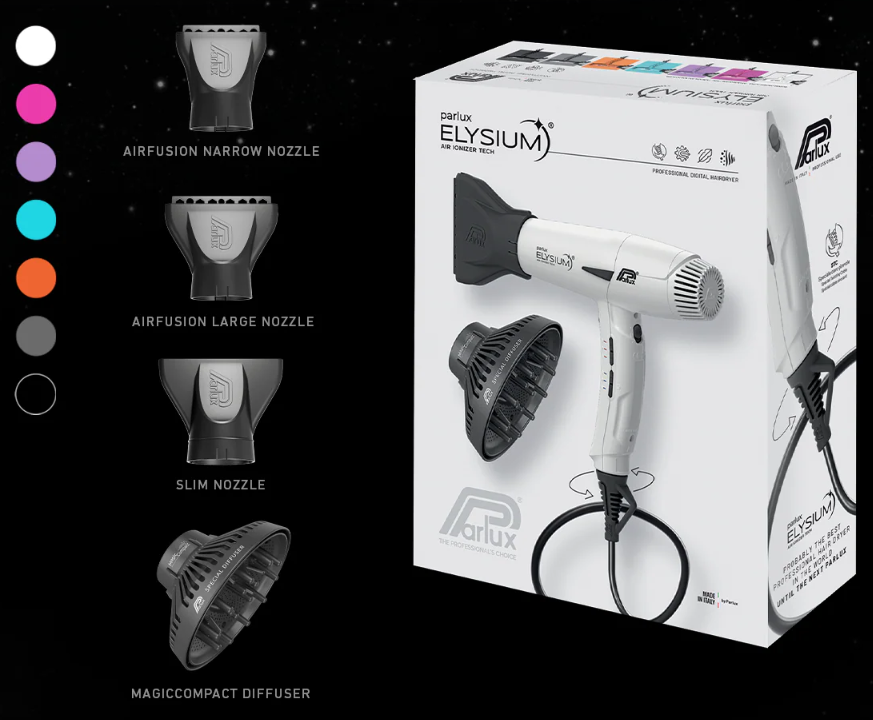 Parlux Elysium® + Magic Compact Diffuser Haardroger