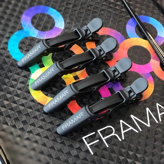 Framar Gator Grips Black Klemmen 4st