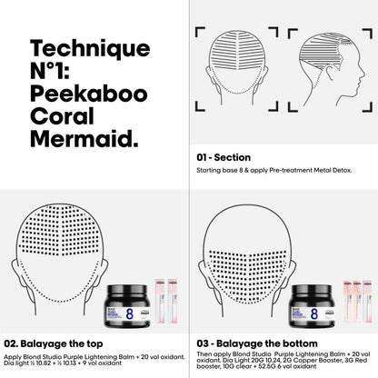 L'Oréal Professionnel Blond Studio 8 Purple Lightening Balm Bonder Inside 500g