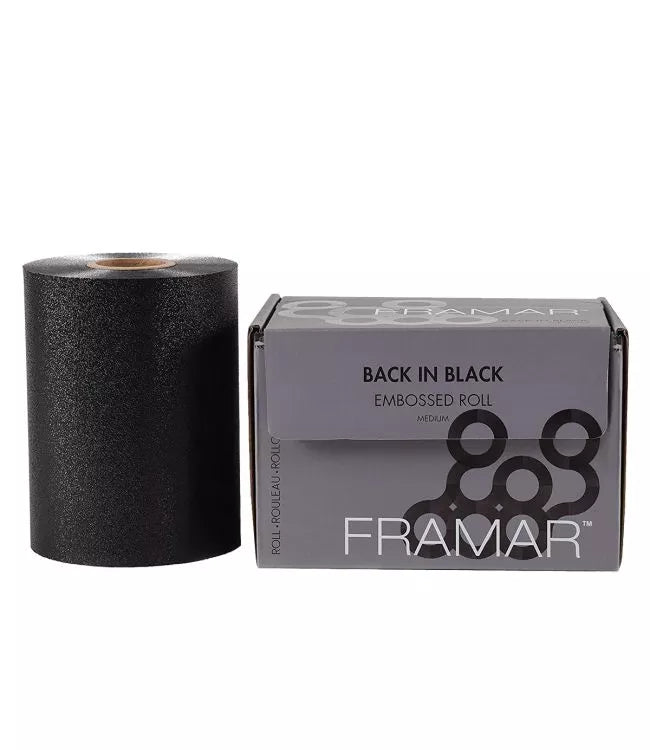 Framar Medium Foil Embossed Back In Black 98m