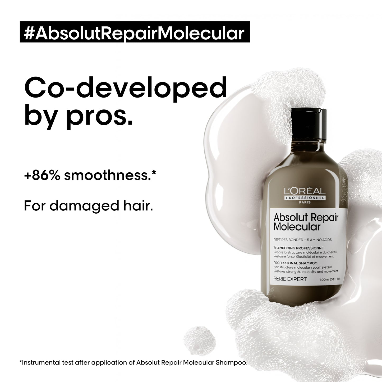 L’Oréal Professionnel Serie Expert Absolut Repair Molecular Shampoo 500ml Refill