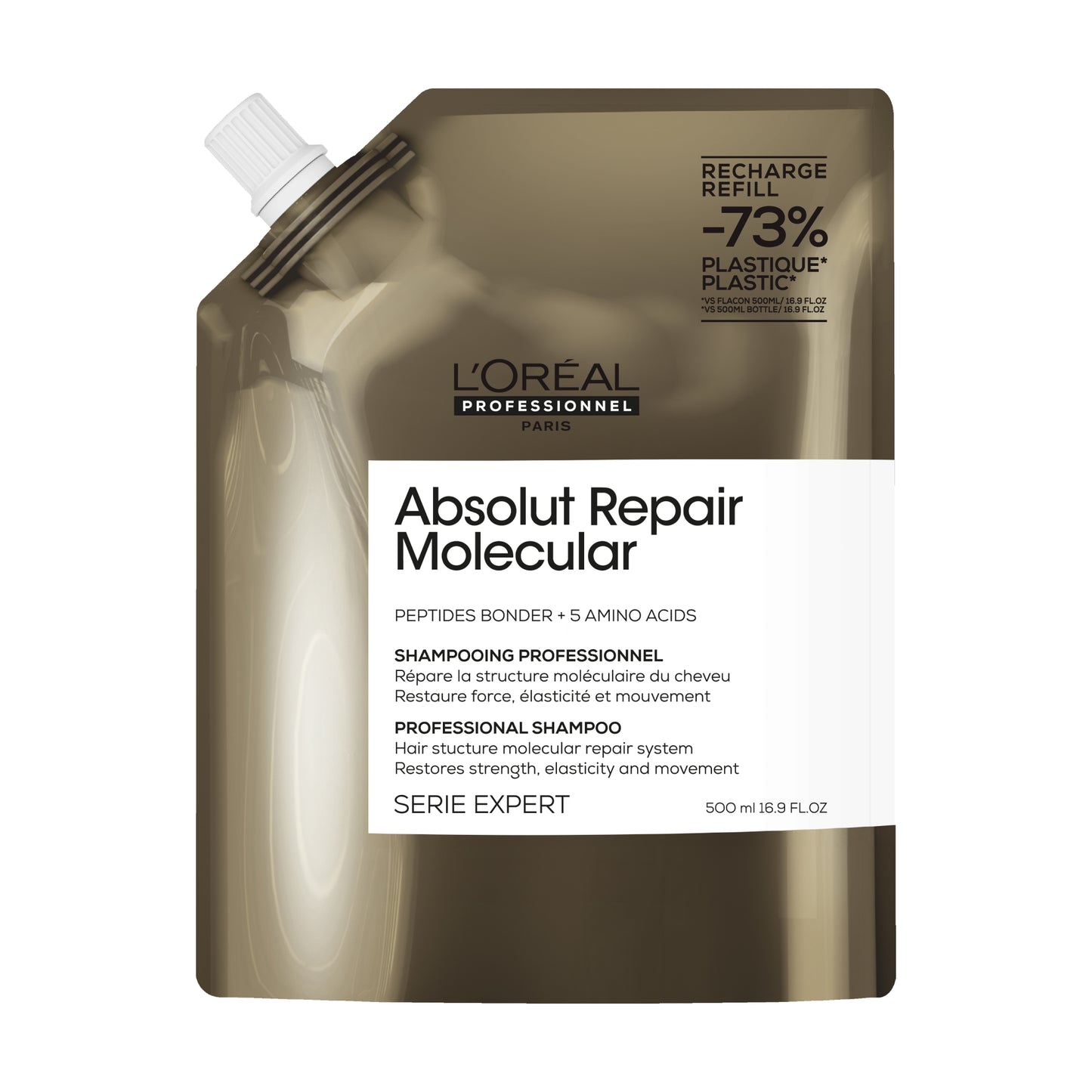 L’Oréal Professionnel Serie Expert Absolut Repair Molecular Shampoo 500ml Refill