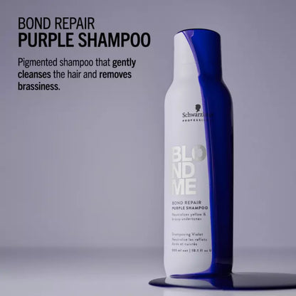Schwarzkopf Professional BlondMe Bond Repair Purple Shampoo 300ml