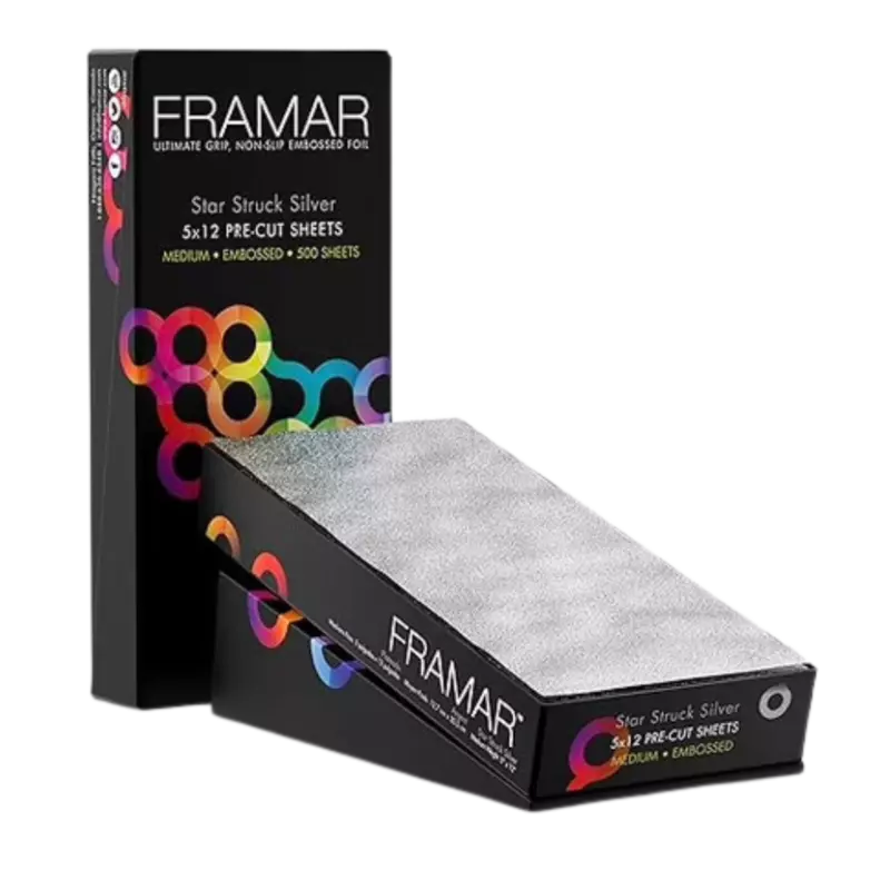 Framar Pre-Cut Foil Star Struck Silver Medium