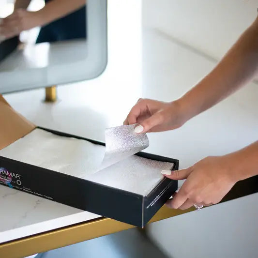 Framar Pre-Cut Foil Star Struck Silver Medium