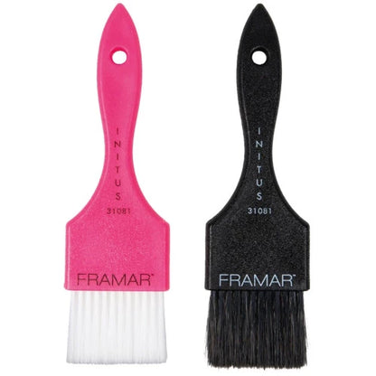 Framar Power Painter Zwart/Roze Verfborstel