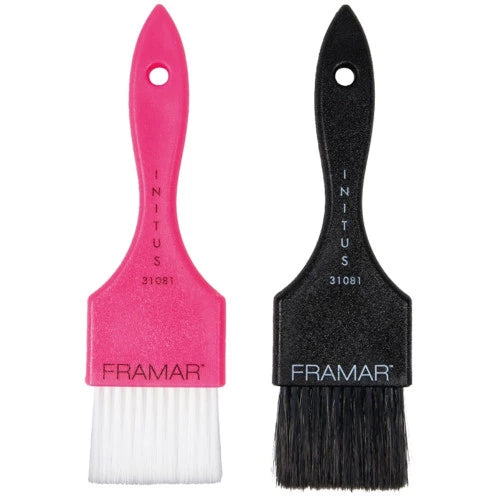 Framar Power Painter Zwart/Roze Verfborstel