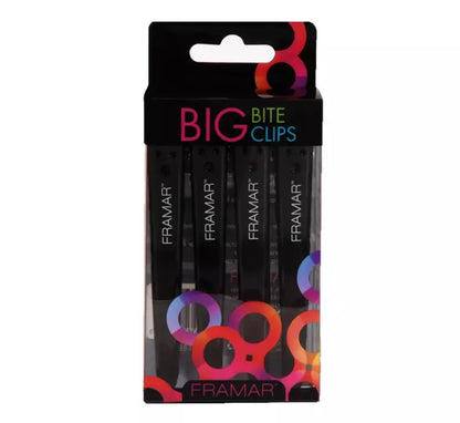 Framar Big Bite Clips Black Klemmen