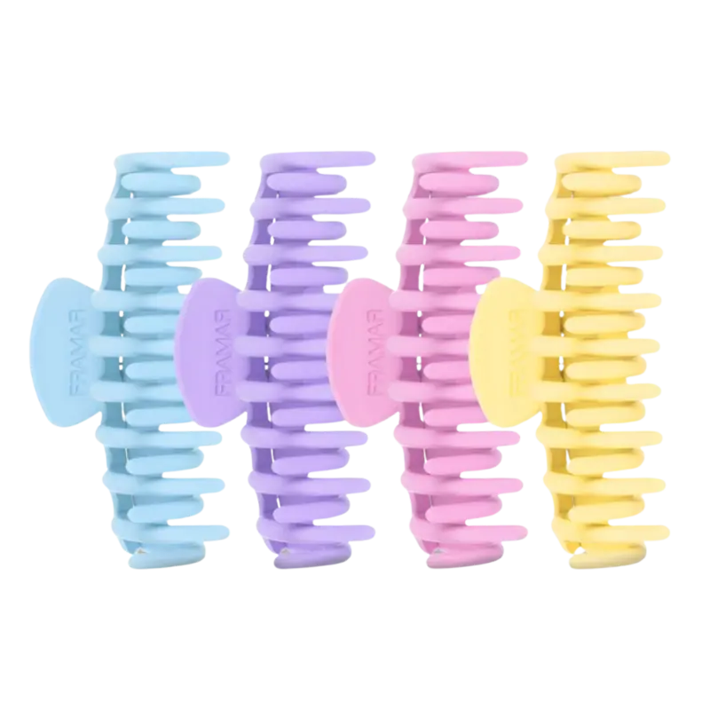 Framar Claw Clips 4-pack Pastel