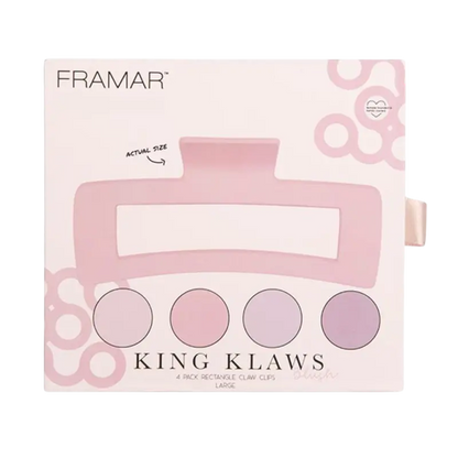 Framar King Klaws 4-pack Blush Klemmen
