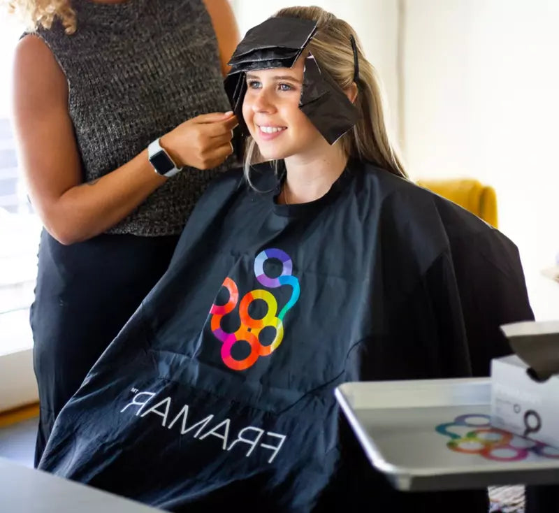 Framar Color Cover Kapmantel Zwart