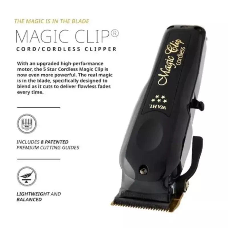 Wahl Cordless Magic Clip Tondeuse Black