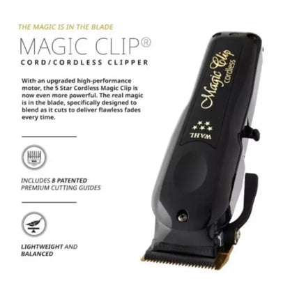 Wahl Cordless Magic Clip Tondeuse Black