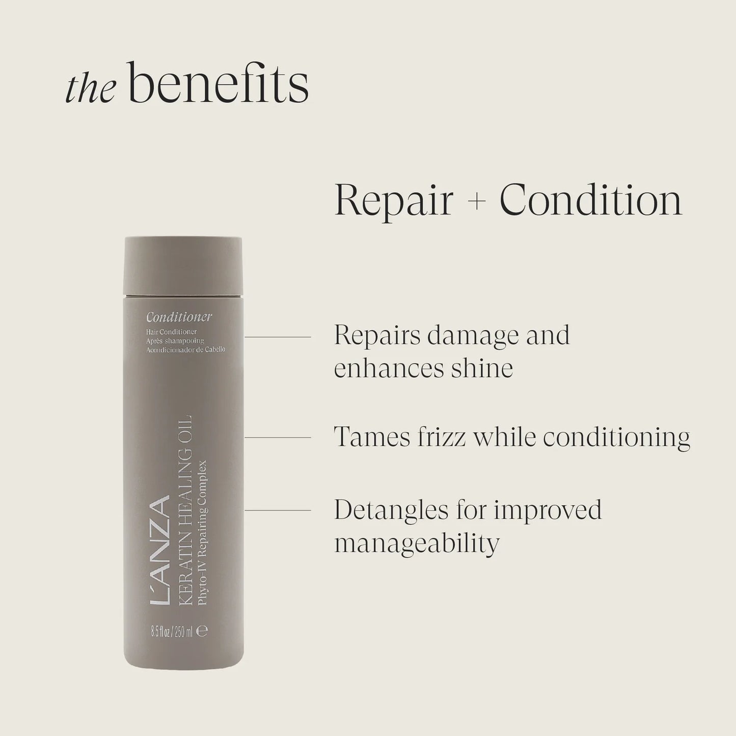 L’Anza Kerating Healing Oil Lustrous Conditioner 250ml