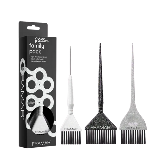 Framar Family Pack Glitter Verfborstels