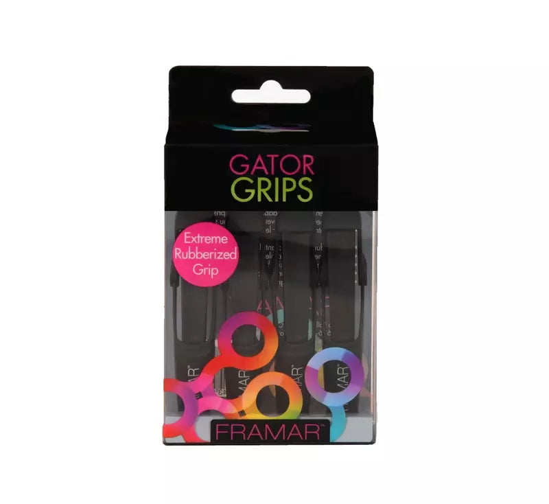 Framar Gator Grips Black Klemmen 4st