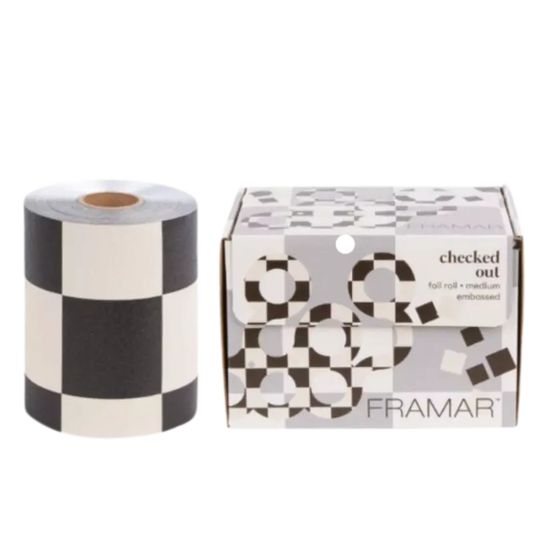Framar Medium Foil Embossed Checked Out 98m