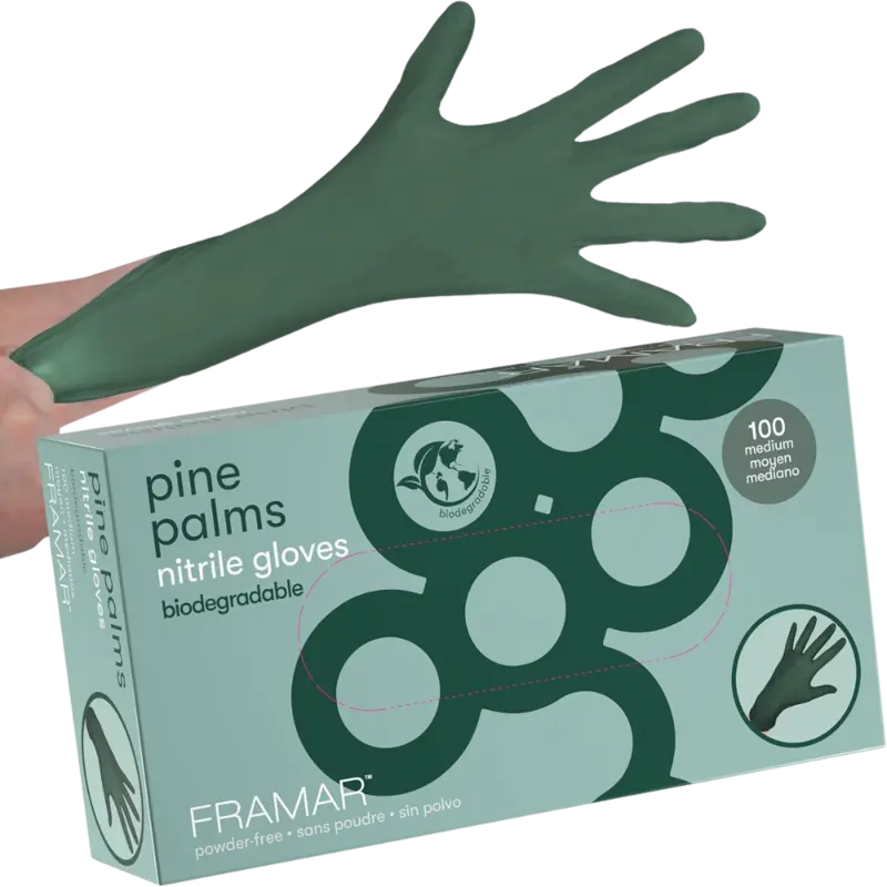 Framar Pine Palms Nitrile Wegwerp Handschoenen 100 stuks