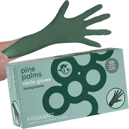 Framar Pine Palms Nitrile Wegwerp Handschoenen 100 stuks