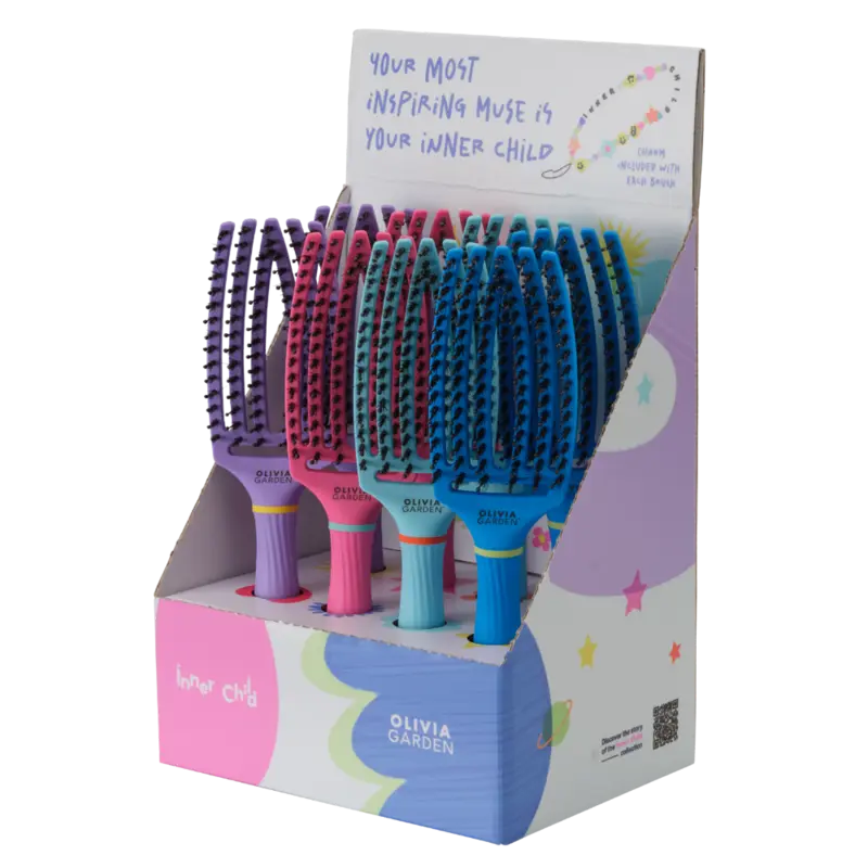 Olivia Garden Inner Child Edition Fingerbrush Display 8st